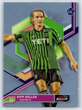 2023 Topps Finest MLS Kipp Keller Rookie Refractor Austin FC RC #95
