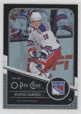 2011-12 O-Pee-Chee Rainbow Foil Black Border 18/100 Marian Gaborik #362 z7j