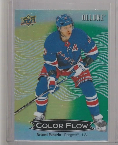 2024-25 Upper Deck Allure - Color Flow Artemi Panarin #CFL-8 Yellow Green