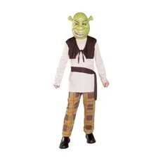 Rare Kids Shrek Movie Ogre Costume Mask, Large - 2004 Licensed