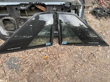 87-93 Ford Mustang Quarter Window Glass Pair HATCHBACK OEM Carlite GT