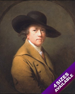 MASTER ARTIST JOSEPH WRIGHT OF DERBY PORTRAIT PAINTING ART REAL CANVAS PRINT
