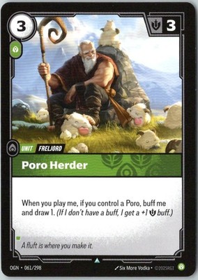 Poro Herder Uncommon Origins 061/298 NM