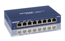 NETGEAR GS108-411NAS ProSafe 8-Port Gigabit Ethernet Desktop Switch