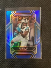 2021 Panini Select - Club Level D.J. Moore #207 Blue Prizm /99