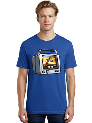 Tv-Rollerblader Mens Graphic Tee, 100% Cotton, Casual Summer Wear