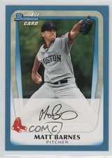 2011 Bowman Draft Prospects Blue 71/499 Matt Barnes #BDPP8 1tr