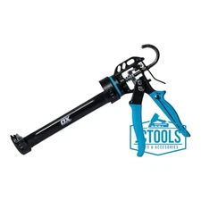 OX TOOLS OX-P044410 Pro 10-Ounce Heavy-Duty Caulk Gun | 12:1 Thrust Ratio