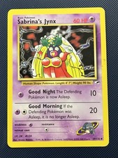 Pokémon TCG Sabrina's Jynx Gym Heroes Unlimited Uncommon Card 59/132