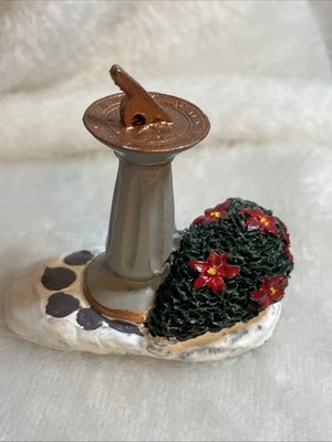Lemax 2010 Garden Sundial Holidays Seasons #04155 New England Landscape Retired