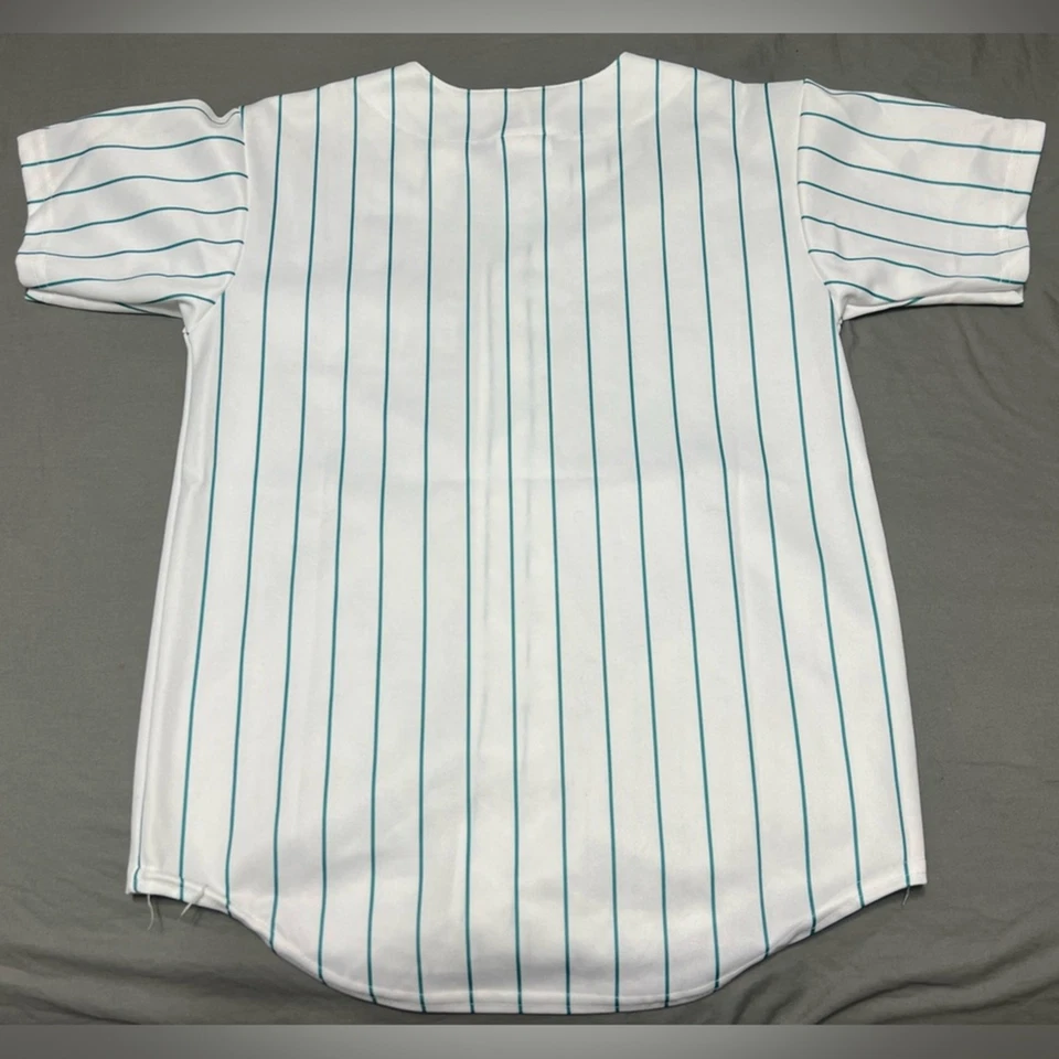 Camiseta Médica Juvenil Vintage Florida Marlins Y2K Auténtica Majestuosa HECHA EN EE. UU. Foto 2 de 4