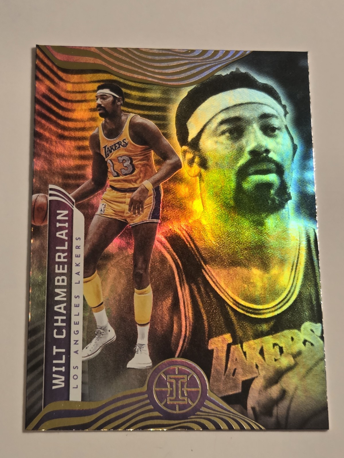 2021-22 Panini Illusions Basketball Wilt Chamberlain #126 HOF Los Angeles Lakers