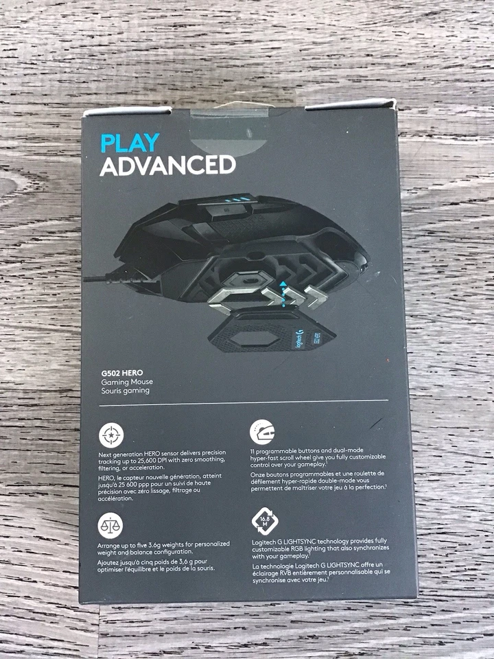 Logitech G502 Hero High Performance Gaming Mouse - Fast Shipping New In Box - Image 3 of 4