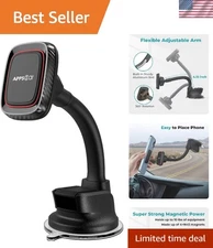 Strong Magnetic Phone Holder for Car - Flexible Mount with Shockproof Design
