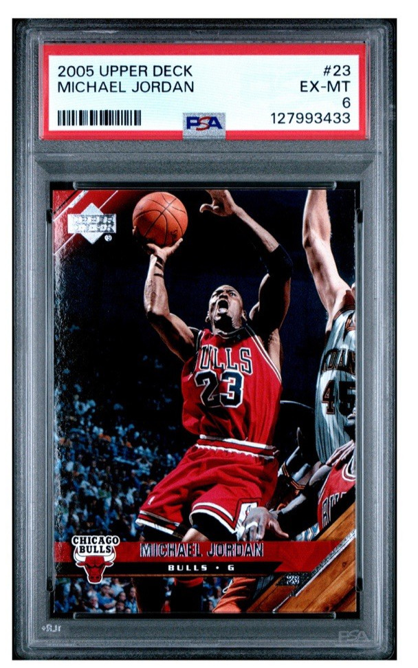 2005-06 Upper Deck - Michael Jordan #23 PSA 6 NM Bulls