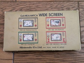 NINTENDO GAME AND & WATCH Chef w/BOX & Manual Booklet 1981 JAPAN