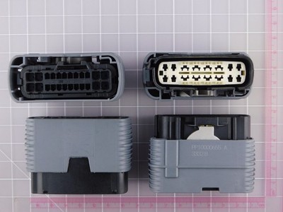 Lot of 33 APTIV 13767809 24 Way Female APEX Ergomate Connector Black X128071