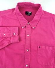 Ralph Lauren Jeans Co Pink Button Down Shirt Mens XL RL67 100% Cotton Hong Kong