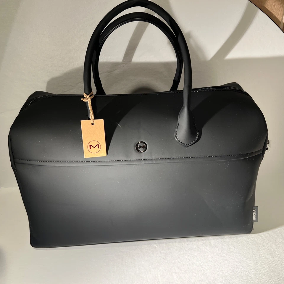 Bolso de Mano Mocha Oakley Overnight Cuero PU Negro - Equipaje de Mano de Viaje 44 cm Foto 2 de 4