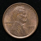 1909-P Lincoln Wheat Cent / BN / UNC+
