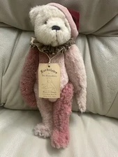 Vintage Mohair Teddy Bear By Bears N Things Fully Jointed Clown Furbelows