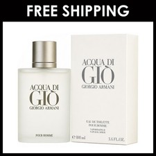 Giorgio Armani Acqua Di Gio 3.4oz / 100ml Eau De Toilette Men's Spray - Sealed 