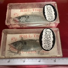 2 Vintage Bill Lewis Rat-L-Trap  Crankbait  New Old Stock