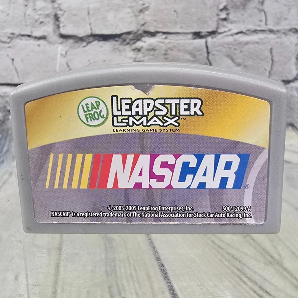 LeapFrog Leapster L-Max 4 Game Lot Spiderman NASCAR Numbers Learning Cartridges - Image 4 of 4