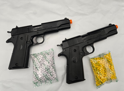 Stinger P311 Airsoft Pistols x2   325 FPS   Open Box New! 1911 Style 6mm