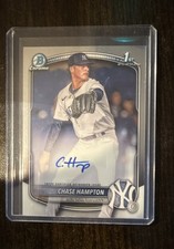 2025 Bowman Chrome - Prospect Autographs Chase Hampton, Chase Hampton #CPA-CHA 