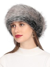 Faux Fur Headband For Women Winter Earwarmer Earmuff With Elastic