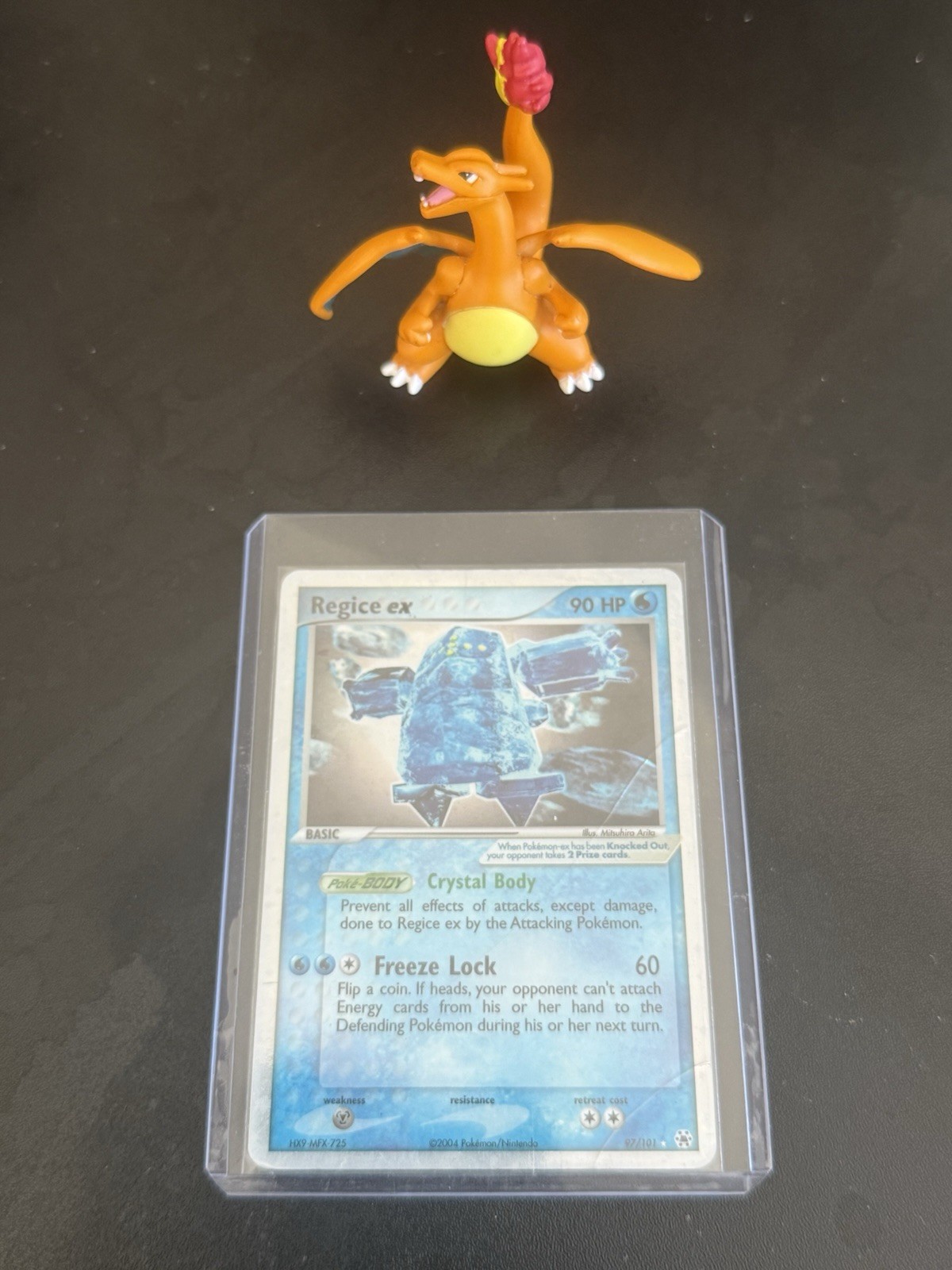 Pokémon TCG Regice EX Holo Rare Card EX Hidden Legends 97/101 NM