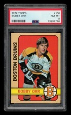 1972-73 Topps Set-Break #100 Bobby Orr PSA 8 NM-MT