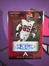 2021 PANINI CHRONICLES ASCENSION RED AUTOGRAPHS DAVID NJOKU #ASC-DNJ /100