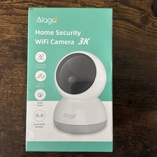 Alaga 3K 360° Pan-Tilt Home Security Wi-Fi Cam • AI Detect, NV, 2-Way Audio, 5MP