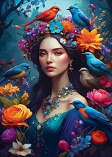 Bluebird Jigsaw Puzzle 1000 Piece " Diana - Soul of Nature Collection "