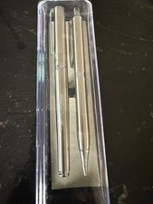 Pentel Libretto Pen  Pencil Set EnerGel 0.7mm 0.5mm Black Ink w/ Acrylic Case