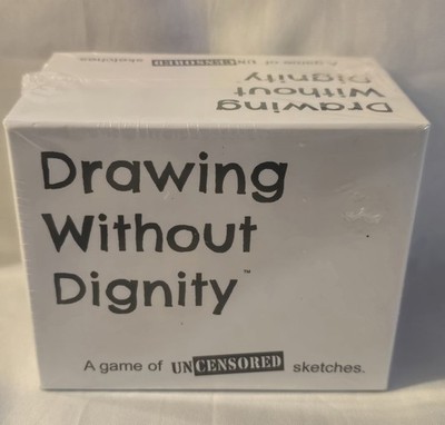 NEW / SEALED Drawing Without Dignity - Adult Party Game of Uncensored Sketches