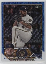 2023 Topps Series 2 Blue Foil /999 Bryse Wilson #383 0i73