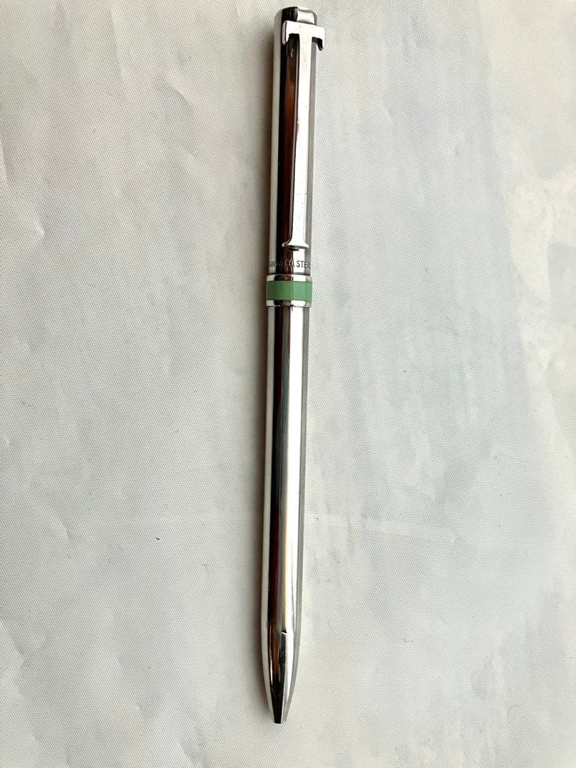 Tiffany & Co. T-Clip Ball Point Pen Sterling Silver 925 Chrome