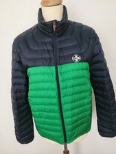 Ralph Lauren RLX piumino verde navy giacca cappotto taglia uomo grande buono 4 golf