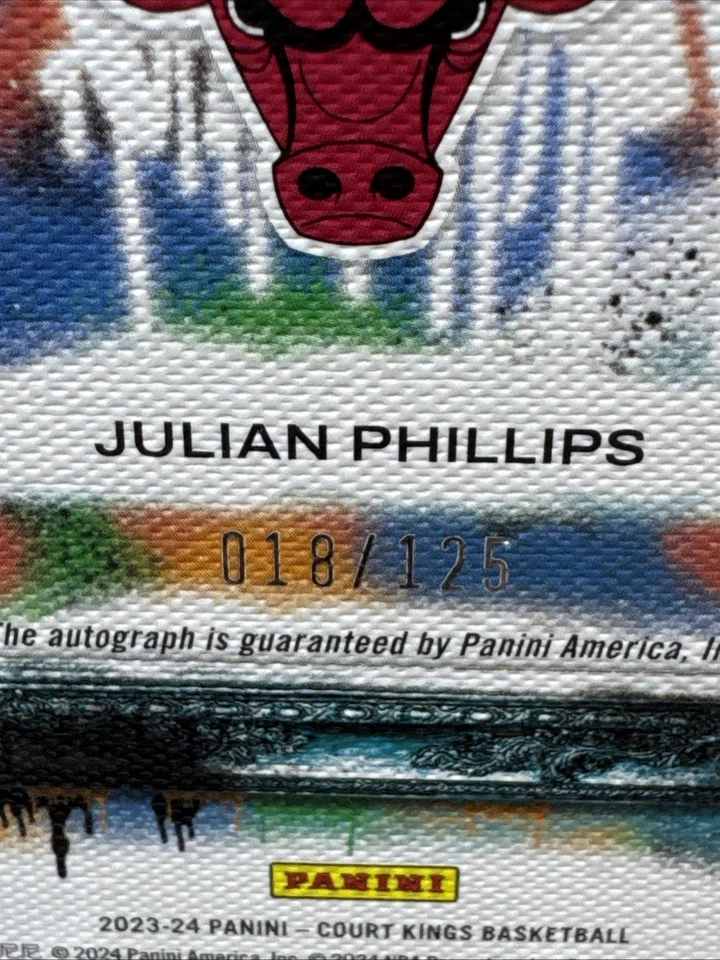 2023-24 Panini Court Kings - Fresh Paint Julian Phillips #FP-JPC /125 (AU, RC) - Image 3 of 4