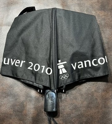 2010 Vancouver Olympics Black Travel Umbrella New Unused  