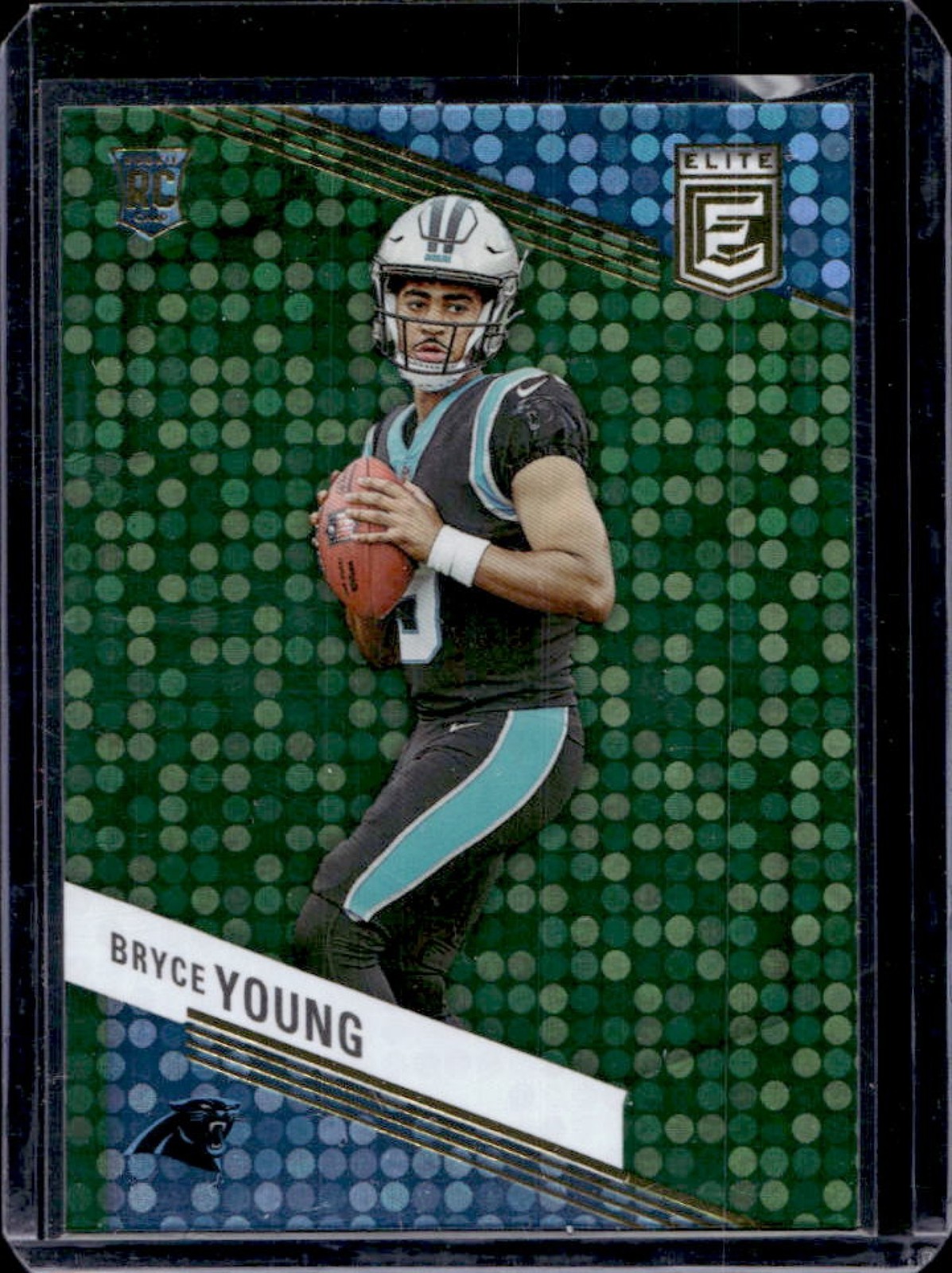 2023 Donruss Elite Bryce Young Green Disco Rookie RC #110 Panthers