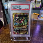 Pokémon M Rayquaza EX Full Art Ultra Rare Holo 98/98 Ancient Origins PSA 5