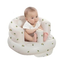 Inflatable Baby Sofa Seat w/ Air Pump, Portable Trainer for Infants  Toddlers