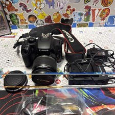 Canon Rebel XS EOS SLR Camera Model DS126191 W/ Lens 18-55mm Zoom Works Tested