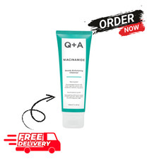 Q+A Niacinamide Gentle Exfoliating Face Cleanser (125ml), Scrub,... 