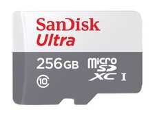 SanDisk Ultra Flash Memory Card - Class 10 microSDXC UHS-I SDSQUNR-256G-GN3MN