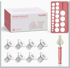 Nuliie 8PC Silicone Flanges Insert Replacement Kit Flange Sizing Kit 14/16/18/20